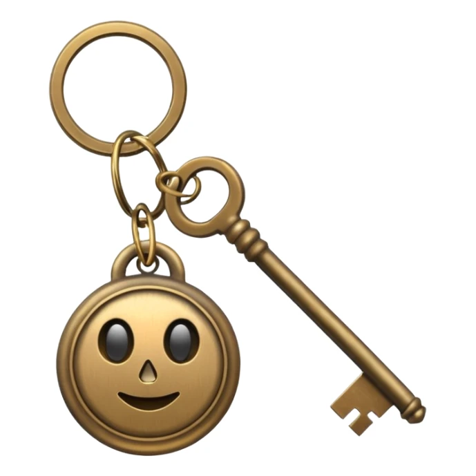 otantic keychain and key sticker