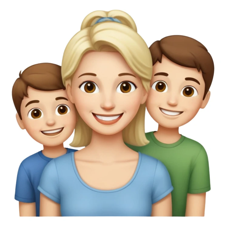 Mommies of 3 boys  sticker