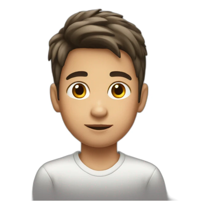 niño de 10 años moreno sticker