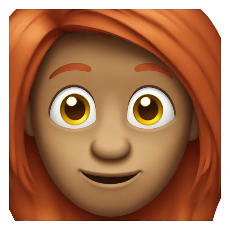 Monkey red hair  sticker