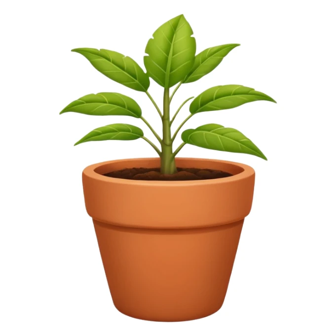 gardening plant pot color change sticker