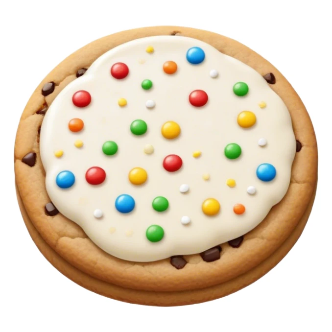A cookie that has sprinkles like on a donut and has salt as well sticker