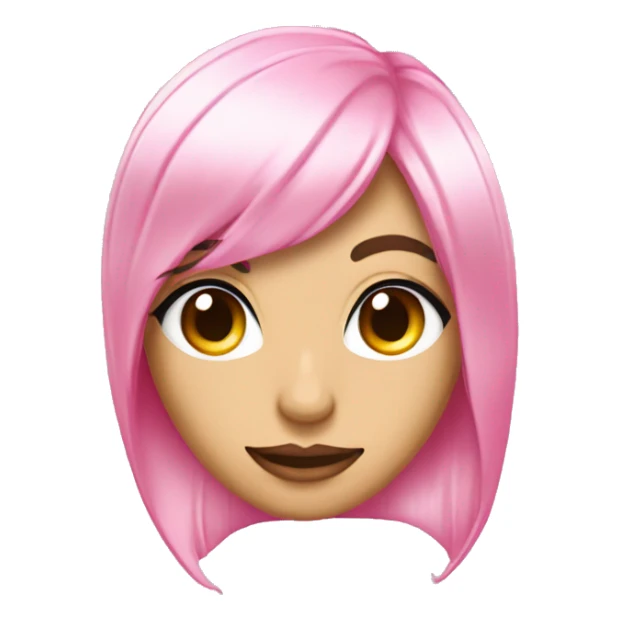 tacco rosa brillantinato sticker