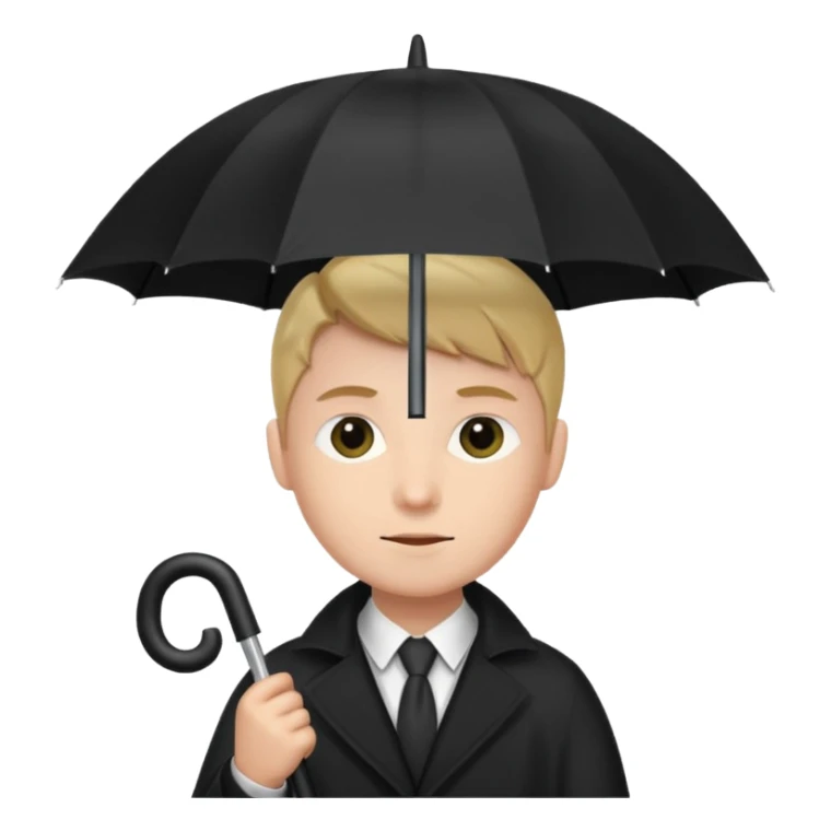 hemster holding an umbrella sticker