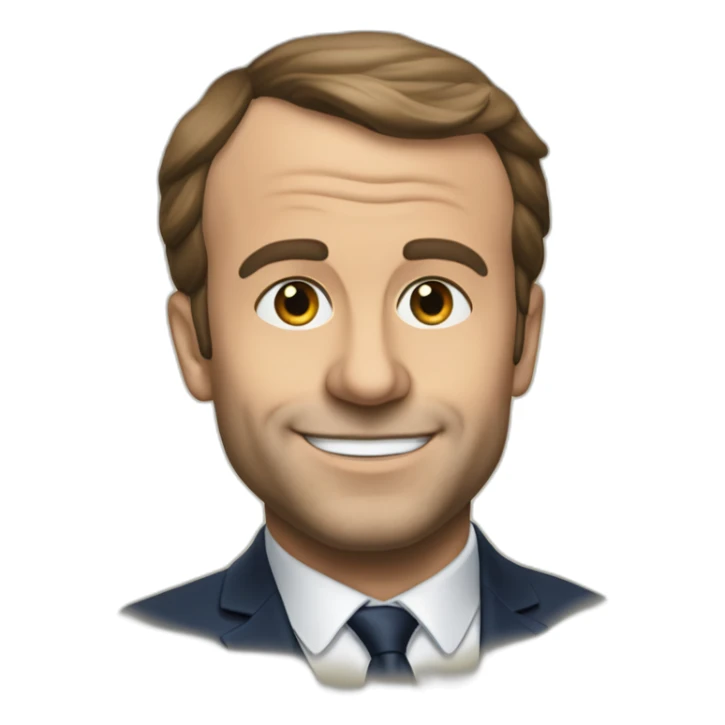 Macron qui donne un mouchoir  sticker