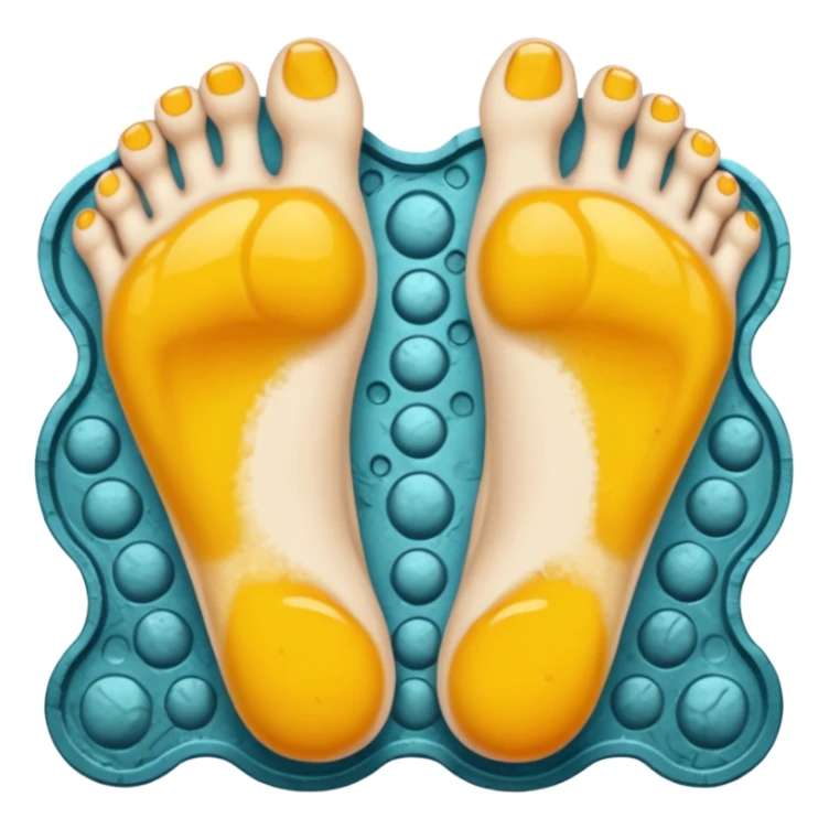 bottom feet with full of molds sticker