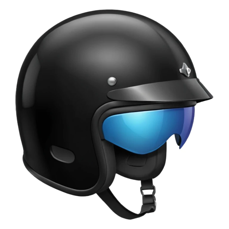 Biker helmet black in colour  sticker