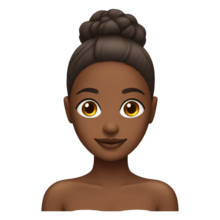 Brown skin girl with edges having a spa day  sticker