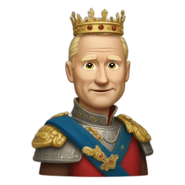 King Harald of Norway sticker