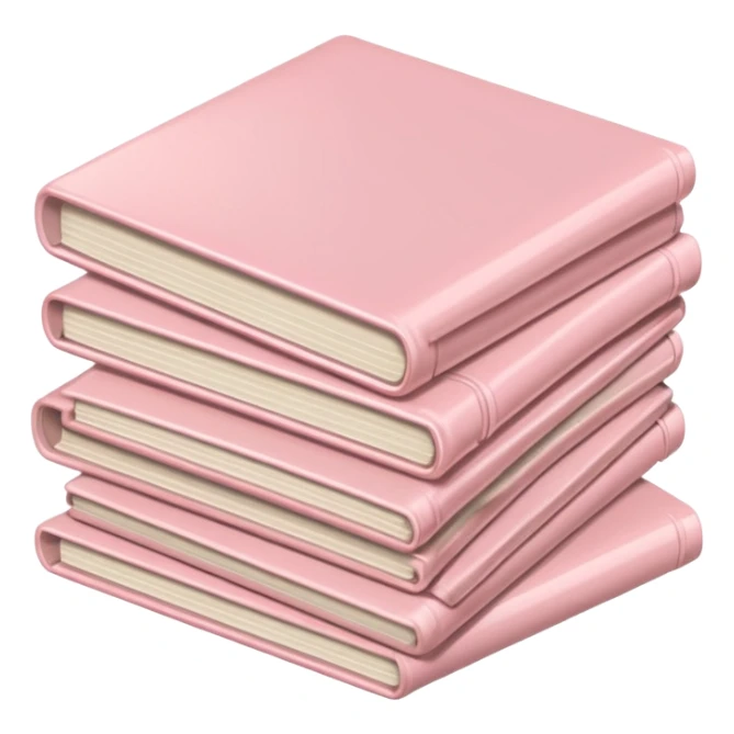 Vintage pale pink vinyl sticker