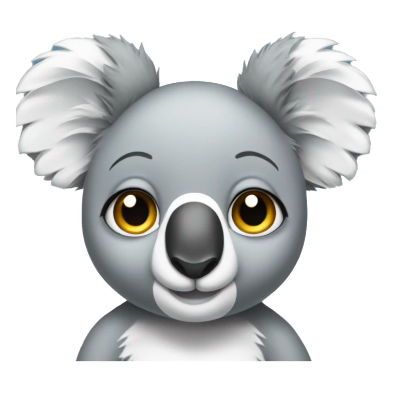 koala wearing skincare headband sticker