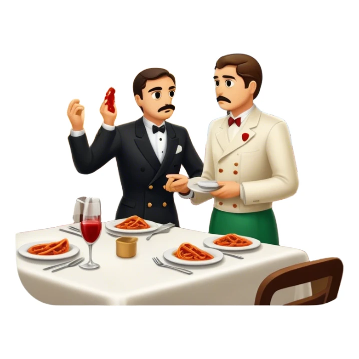 1942 murder in an italian restaurant sticker