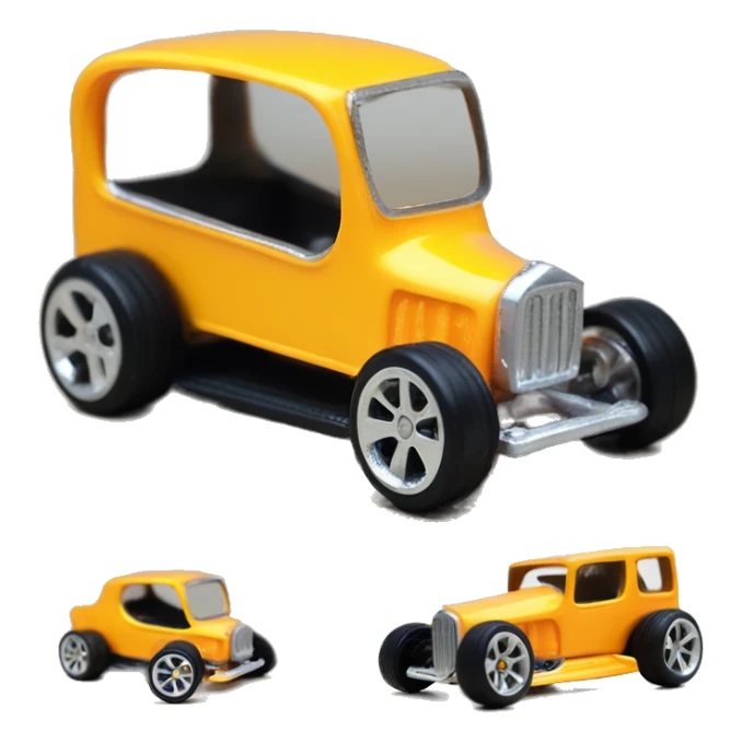 Hot wheels Pedal Champs. Pedal car 1/10 city cab. hot rod  sticker