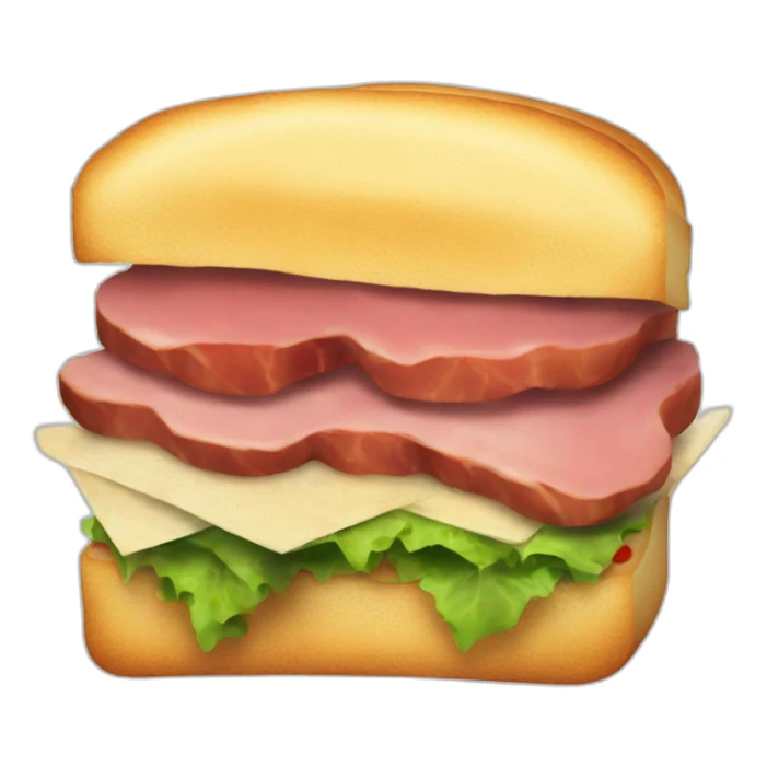 A sandwich where the meat is music sticker