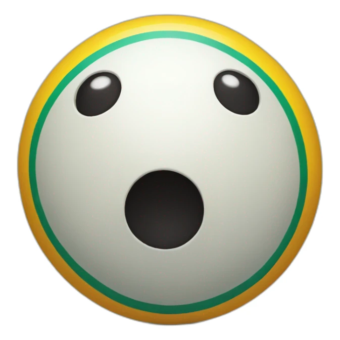 pool-ball-face sticker