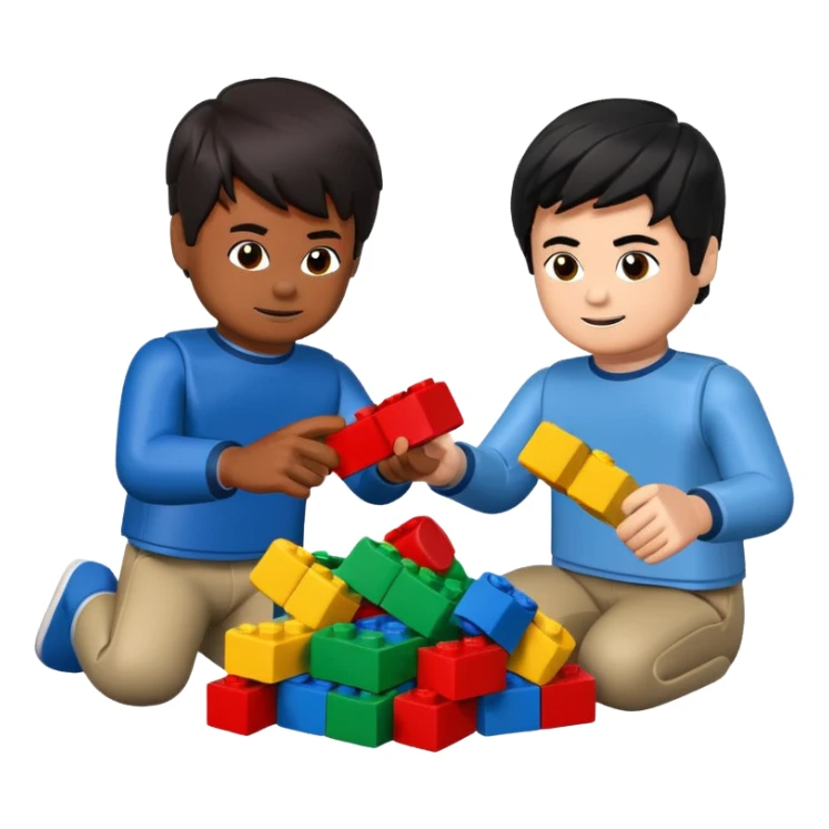 2 boy Lego sets and all I need to know about this game are they all black brown sticker