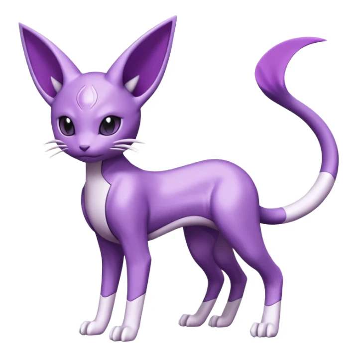 Purloin-Espeon-Genesect-Mewtwo-Fakémon-hybrid-creature (full body)  sticker