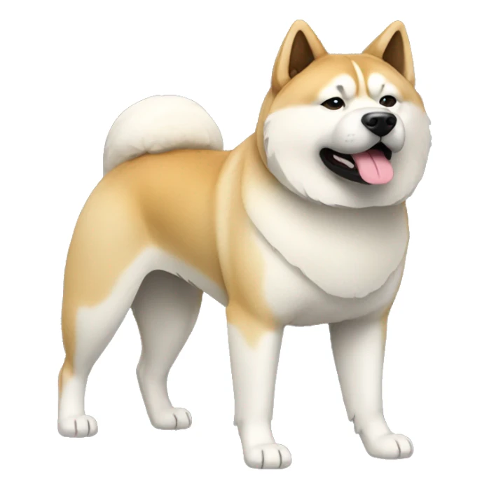 Akita Dog Breed Full Body sticker