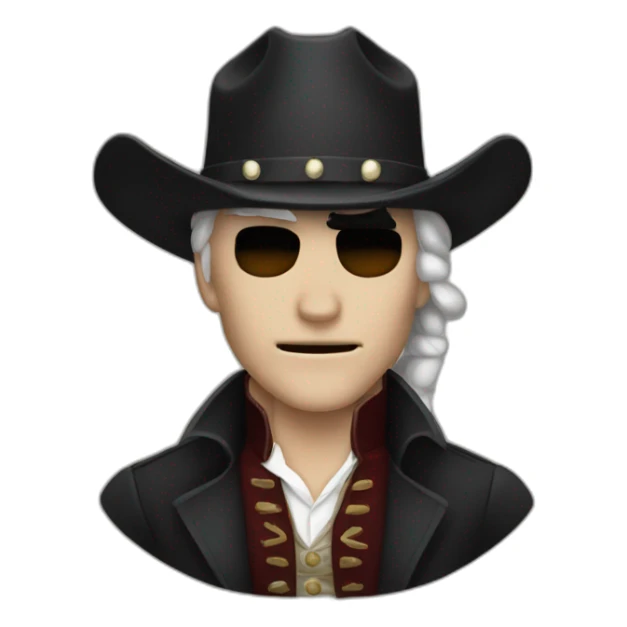 phantom of the opera cowboy sticker