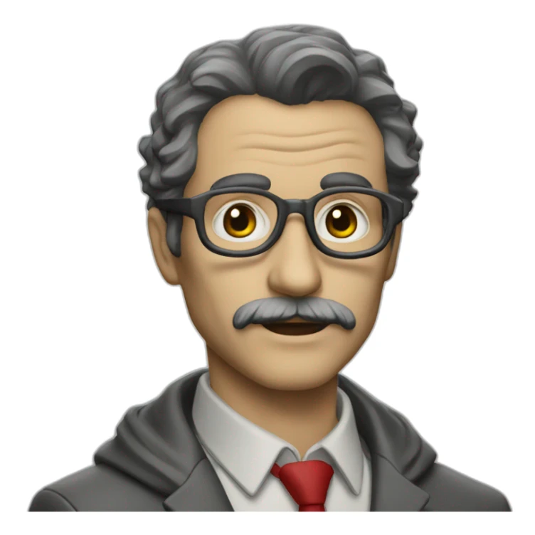 Professor from La casa de papel sticker