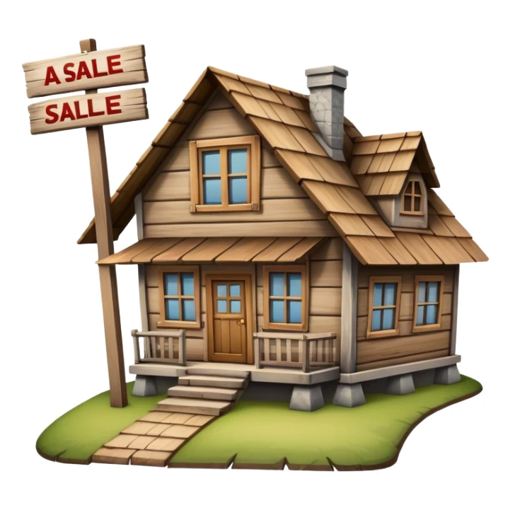 for sale sign for house sticker