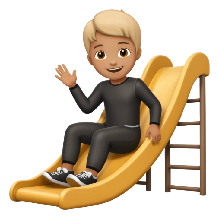 Kaydiraktan mezara giden cocuk sticker