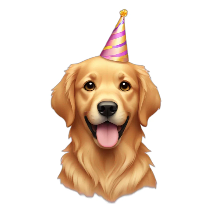 Golden Retriever Birthday  sticker