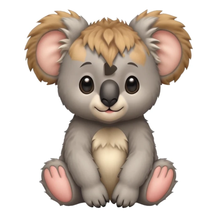 Half koala bear and half lion baby 🐨🦁 sticker