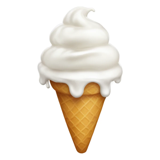 ice cream melting white sticker
