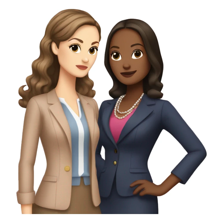 Serena Vander Woodson and Blair Waldorf sticker