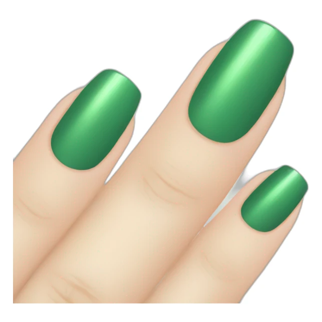 Nails green sticker