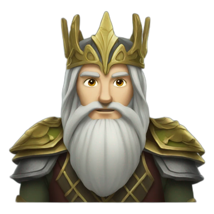Turgon High King of the Noldorin Elves sticker