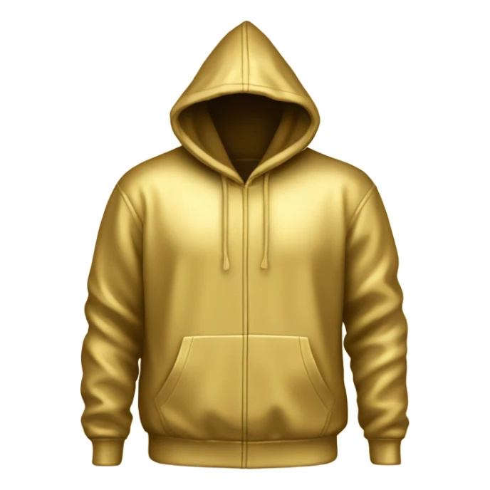 Golden hoodie sticker