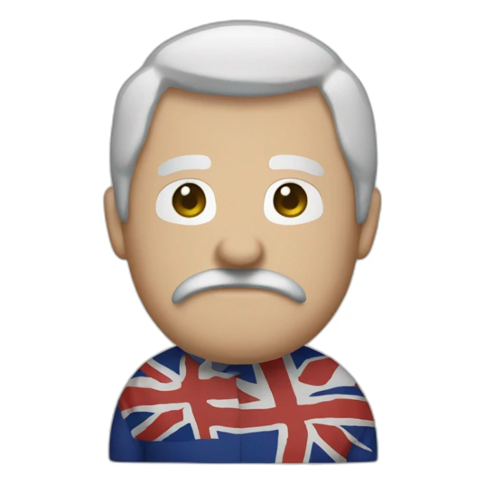 Countryball of the great britan sticker