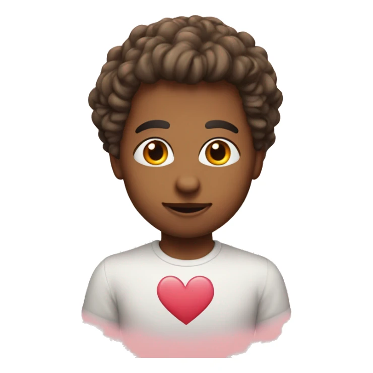 "I adore you" written in a heart sticker