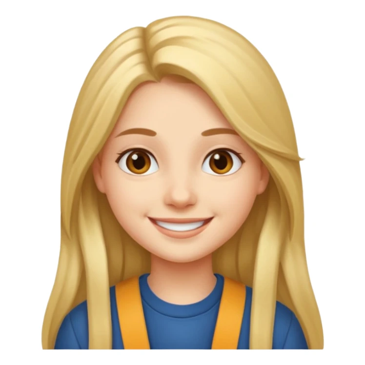 College girl sticker