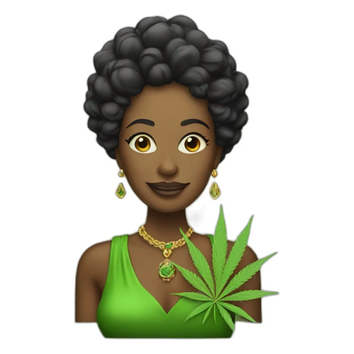 Cannabis Queen sticker