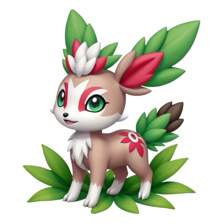 Meloetta-Shaymin-Skiddo-Pokémon-Fakémon-creature sticker