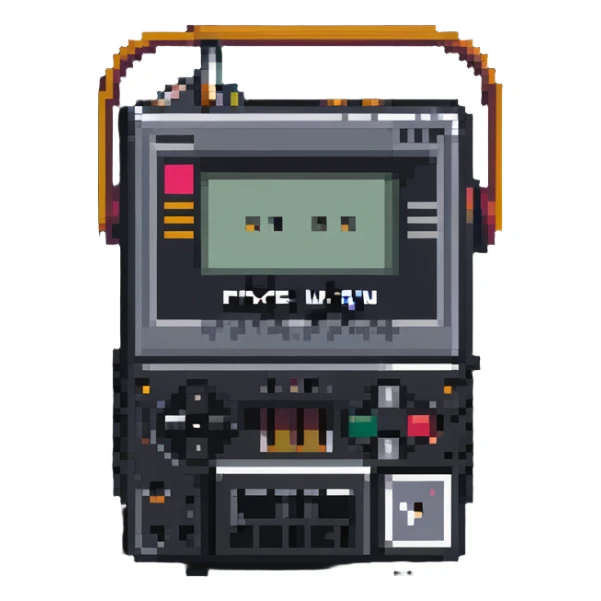 Sony Walkman cassette player from 1990s era sticker