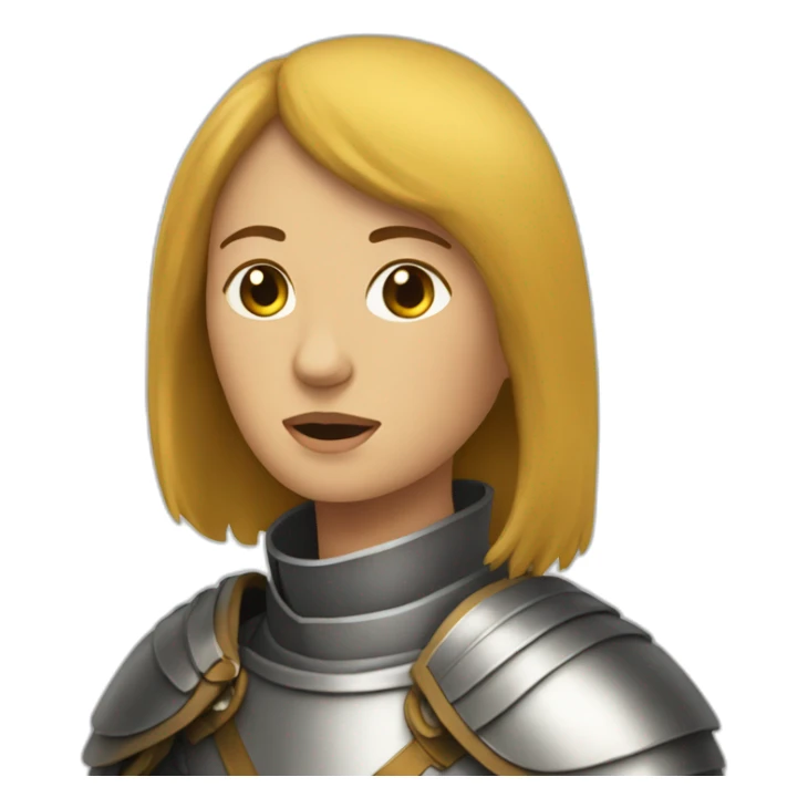 Joan of arc sticker