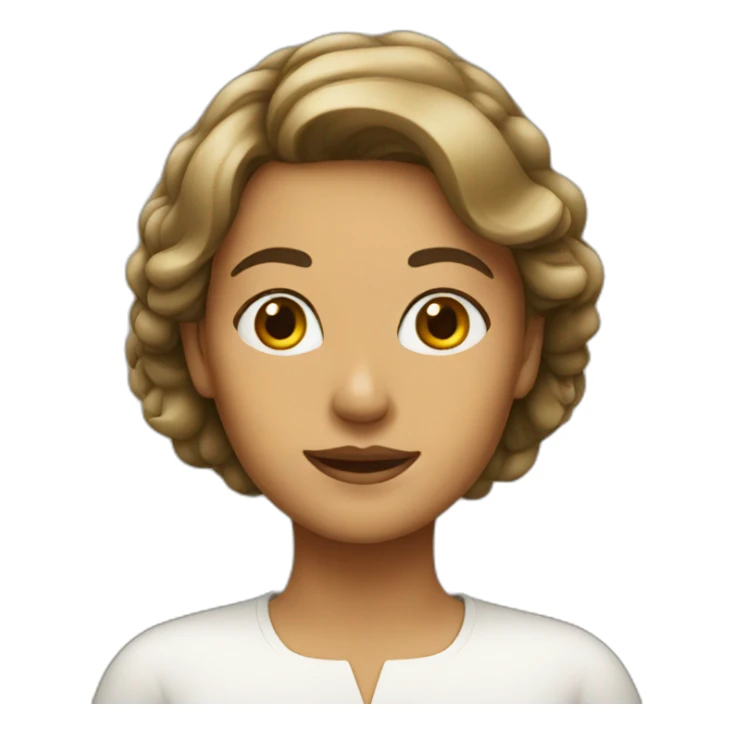 italian woman sticker