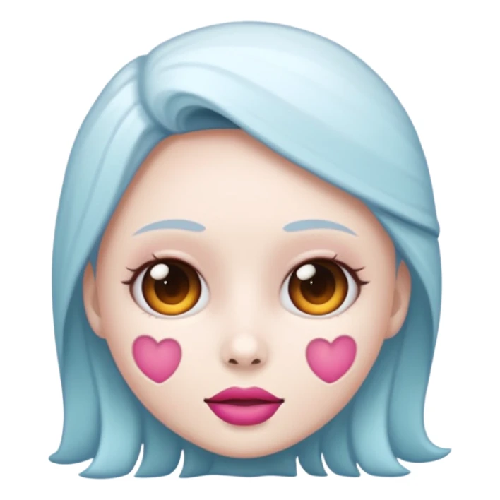 Make this 💀 with a 🎀 and some ✨ don’t make a backround and don’t change the original 💀  sticker