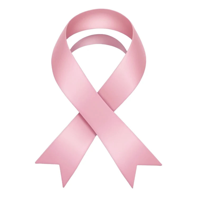aesthetic pink ribbon, soft pastel colors, elegant and minimal, no text sticker