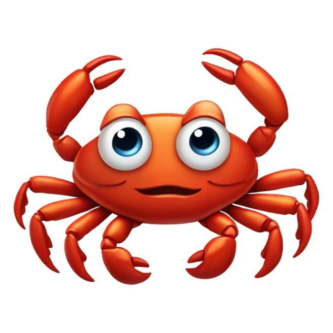 Sebastian the crab the little mermaid sticker