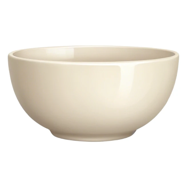 Ceramic bowl sticker