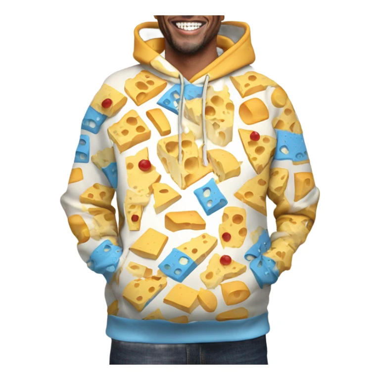 Cheese hoodie  sticker