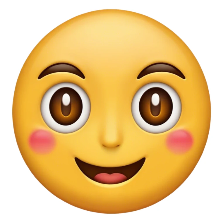 simple smile face with one eye twitching simple super simple just like the regular emojis sticker