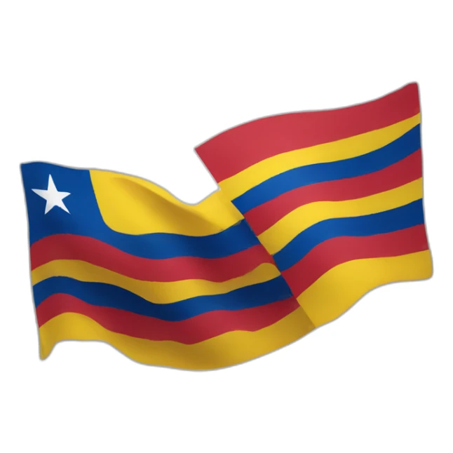 Ecuadorian flag with Spanish flag colours sticker