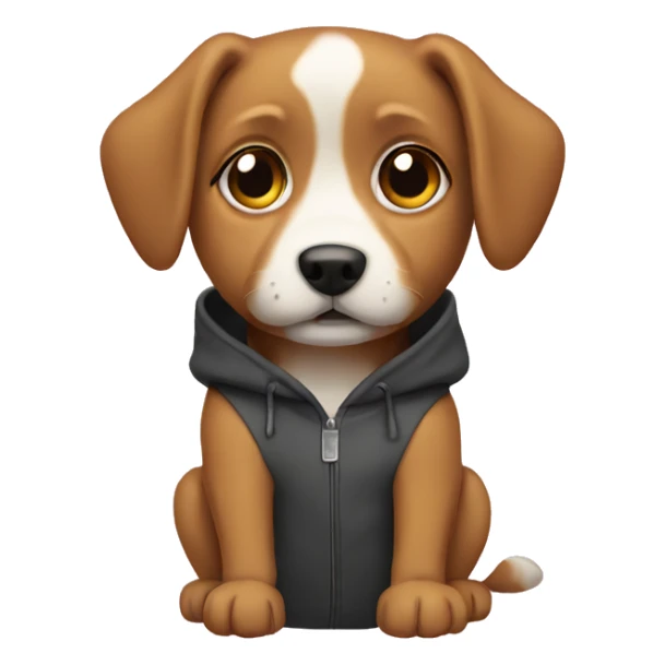 Dog hoodie sticker
