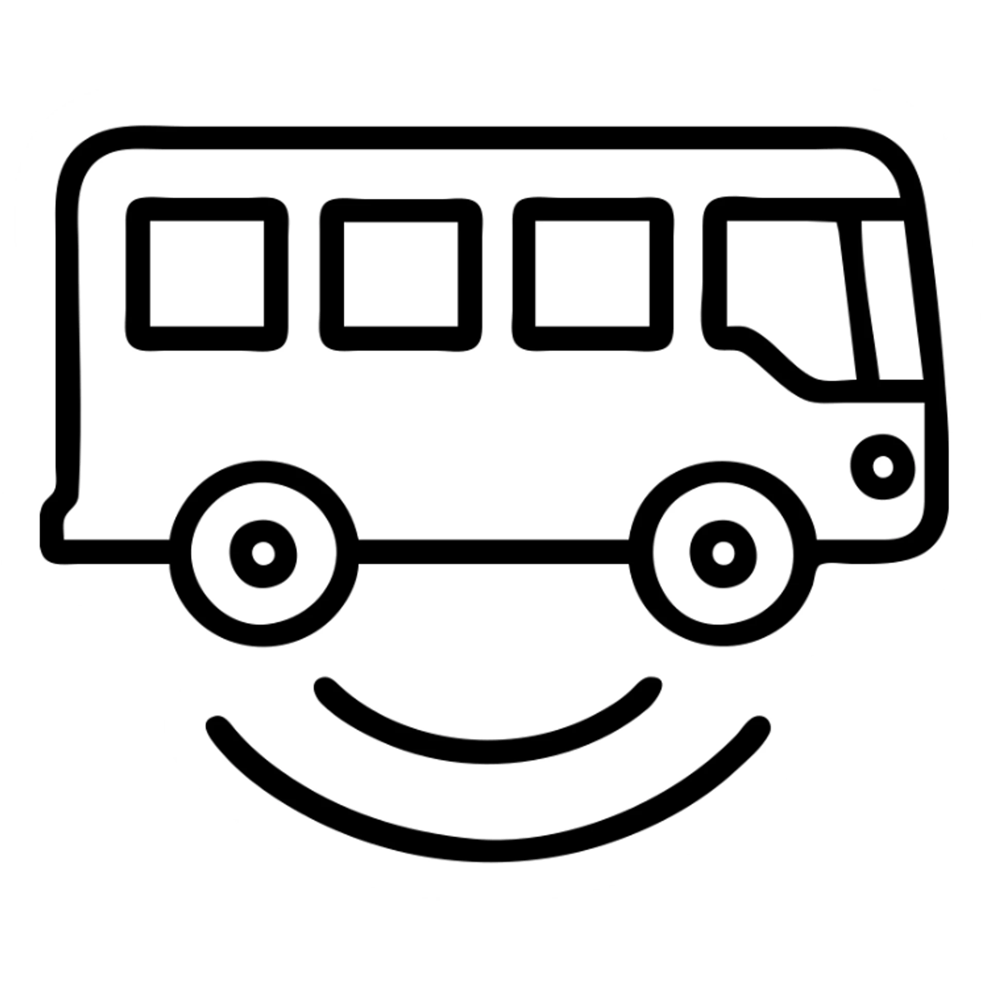 floating bus sticker